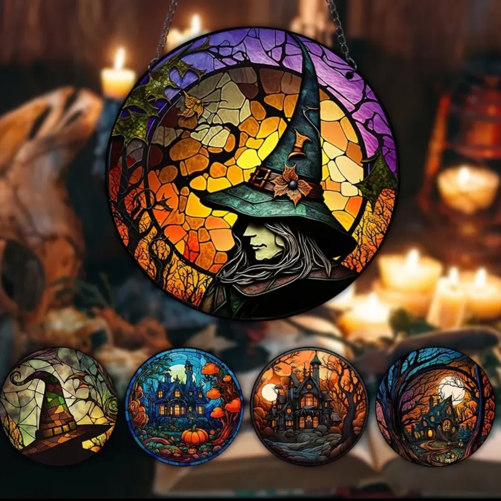 NWT Beautifully Detailed Halloween Holiday Sun Catchers!  You Pick ONE!